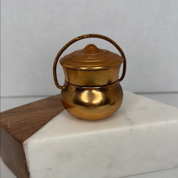 Avon Other - Vintage Avon Hearthside Cream Sachet Copper Pot Shaped Bottle Lot M6